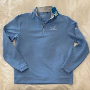 Columbia Light Blue Performance Pullover
